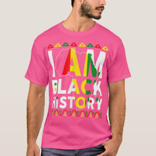 T-shirt Je Suis Black History Mois African American Pride