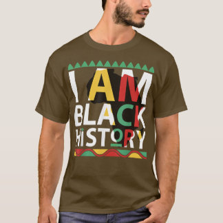 T-shirt Je Suis Black History Mois Melanin Africain-Améric