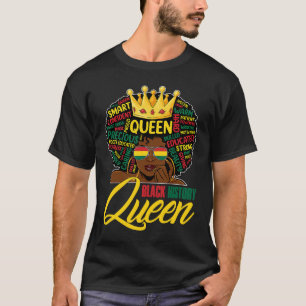 T-shirt Je Suis Black History Queen BHM BLM Pride Melanin 