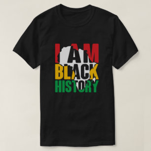 T-shirt Je Suis Black History Shirt, Black History Mois