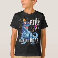 Je suis CINQ Entendez-moi Roar 5 Anniversaire Chem