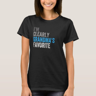T-shirt Je suis clairement Grandmau2019s Famille préféréeA