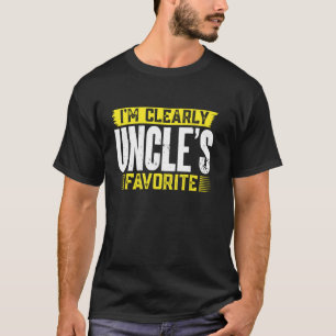 T-shirt Je suis clairement le neveu drôle préféré de l'onc