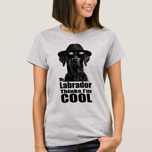 T-shirt Je suis Cool Black Lab (Devant)