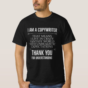 T-shirt Je suis copywriter