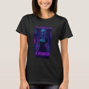 T-shirt Je suis CosJouer un humain