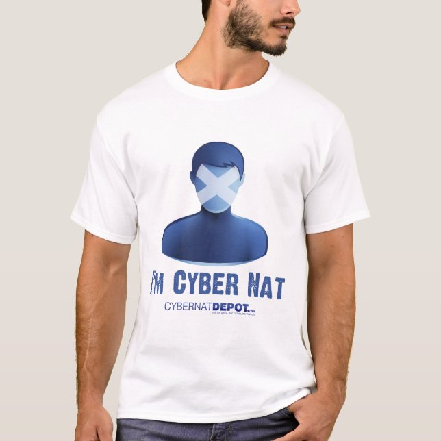 T-shirt Je suis Cyber national (Devant)
