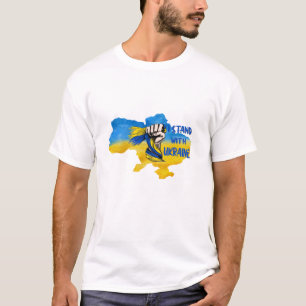 T-shirt Je suis d'accord avec le slogan ukrainien