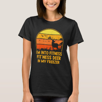 T-shirt Je Suis Dans Fitness Deer Dans Mon Congélateur 1