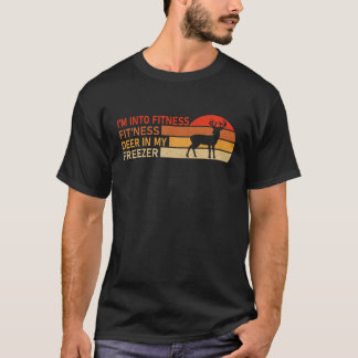 T-shirt Je suis dans Fitness Fit Bien Deer Dans Ma Chasse