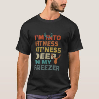 T-shirt Je suis dans Fitness Fit ness Deer Dans Mon Freeze