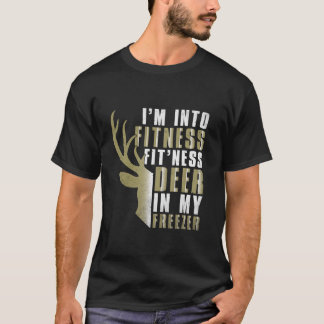 T-shirt Je suis dans Fitness Fit ness Deer Dans Mon Freeze