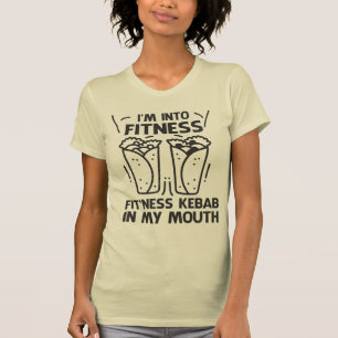 T-shirt Je suis dans Fitness Fit'Ness Kebab Dans ma bouche