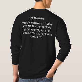 T-shirt Je suis dans le métal lourd usinant la longue
