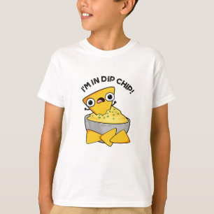 T-shirt Je suis dans un chip chip amusant jeu de nourritur