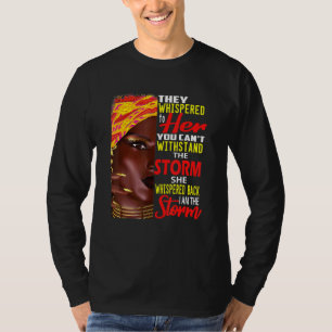 T-shirt Je Suis De Fortes Femmes Africaines Je Suis La Tem