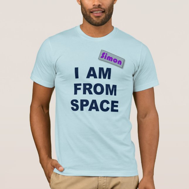 T-shirt Je suis de Space (Devant)