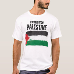 T-shirt Je suis debout avec le soutien palestine palestine