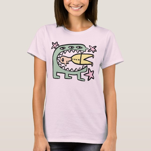 T-shirt Je suis dedans pour lui cette fois. Oh non (Devant)