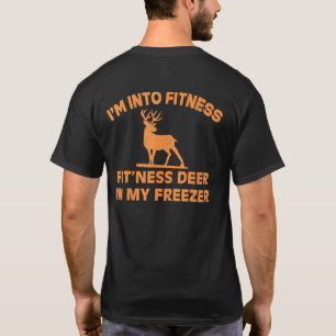 T-shirt Je Suis Deer Fitness Fitness Dans Mon Congélateur 