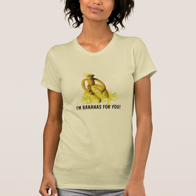 T-shirt Je suis des bananes pour vous (Devant)