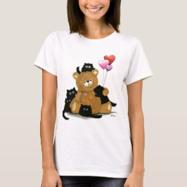 T-shirt Je suis des chats d'ours de nounours de chemise de