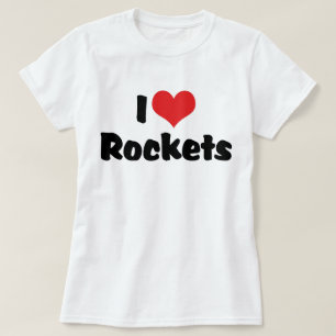 T-shirt Je suis des fusées à coeur - Exploration spatiale