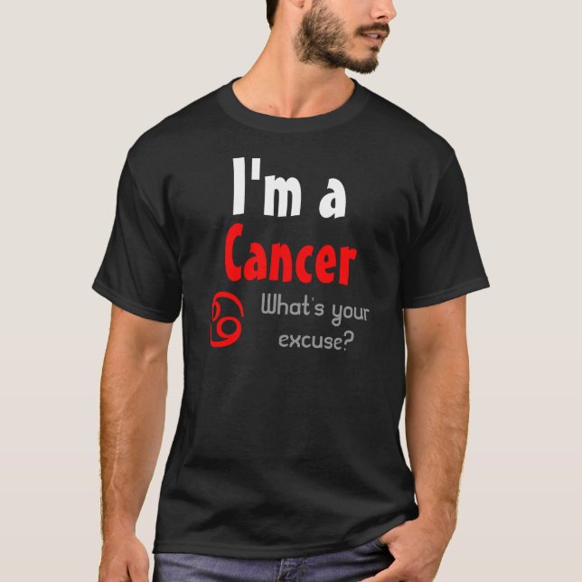 T-shirt Je suis désolé pour le Cancer What. (Devant)