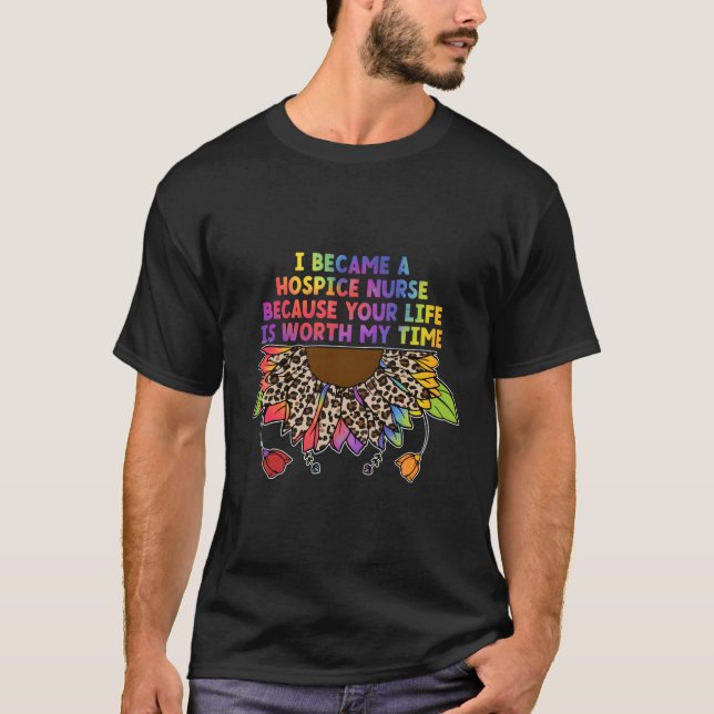 T-shirt Je Suis Devenu Hospice Nurse Hospice Nursing Palli (Devant)