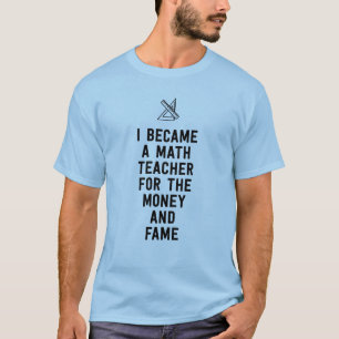 T-shirt Je suis devenu un professeur de maths pour