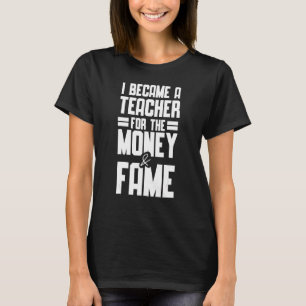 T-shirt Je Suis Devenue Enseignante Pour L'Enseignant De L