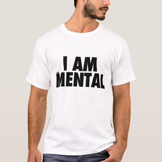 T-shirt JE SUIS (DOCU) la série MENTALE (8) que JE SUIS (Devant)