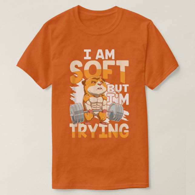 T-shirt JE SUIS DOUX MAIS J'ESSAIE pour un amoureux du cob (Design devant)