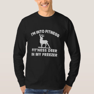 T-shirt Je suis en forme de cerf dans mon Congélateur