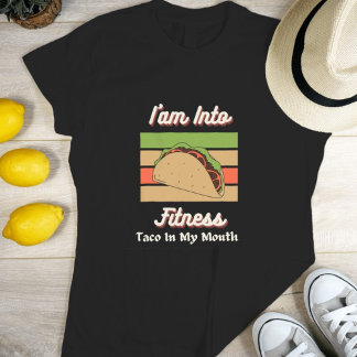 T-shirt Je suis en forme Taco dans ma bouche