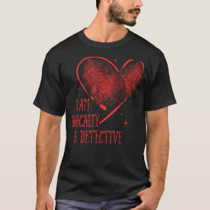 T-shirt Je suis en gros un crime de médecin inspecteur