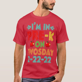T-shirt Je suis en préK mardi 22 février 