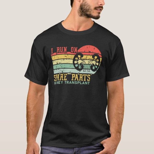 T-shirt Je Suis En Route Pour Les Pièces De Rechange Retro (Devant)