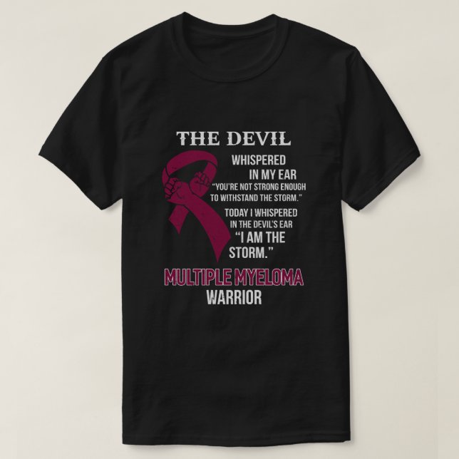 T-shirt Je Suis En Train De Soutenir La Conscience Du Myél (Design devant)