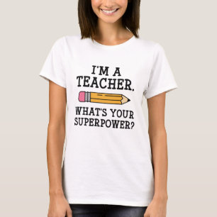 T-shirt Je suis enseignant