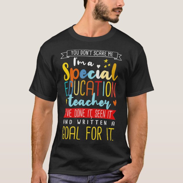 T-shirt Je Suis Enseignant Spécial Enseignant Sen SPED (Devant)