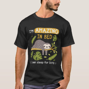 T-shirt Je Suis Extraordinaire Dans La Fente De Lit