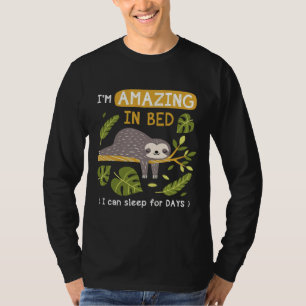 T-shirt Je Suis Extraordinaire Dans La Fente De Lit