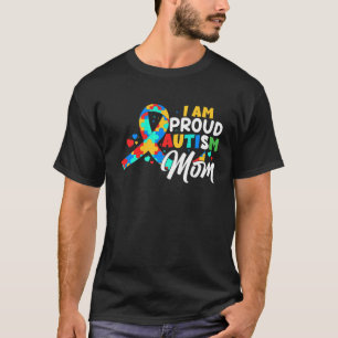 T-shirt Je Suis Fier De L'Autisme Maman