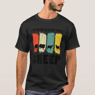 T-shirt Je suis fier d'élever ces animaux d'élevage de mou