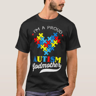 T-shirt Je Suis Fière Godmère Sensibilisation sur l'autism
