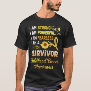 T-shirt Je suis fort puissant sans peur Je suis un surviva