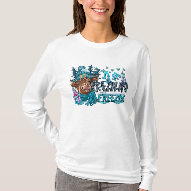 T-shirt Je suis Freakin' Gel Long Manche (Devant)