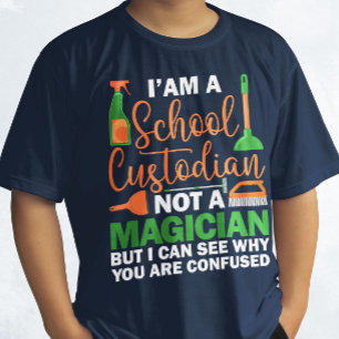 T-shirt Je suis gardien d'école et non gardien de magie
