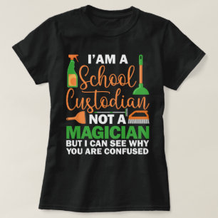 T-shirt Je suis gardien d'école et non gardien de magie